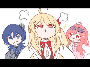 Kanade is cute today too~[Animation/Hololive/Ao/Ririka/Kanade]