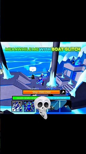 Others Boat 🤡VS My Boat Glitch ☠️In BLOX FRUIT #roblox #bloxfruits