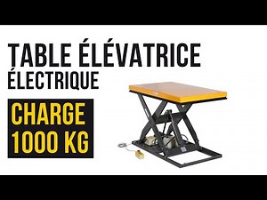Comment utiliser la Table élévatrice électrique ELT1000-220 ? - MANULEVAGE