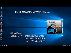 All In One Visual C++ Runtime (2005-2019) one click installer for Windows 10. (In Hindi)