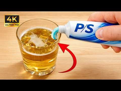 Millions Don’t Know This! Mixing Toothpaste with Beer Creates an Unbelievable Result 😱