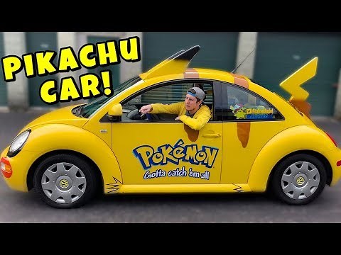 😲SUPER RARE PIKACHU CAR - EXPLORING one of the BEST POKEMON COLLECTIONS IN THE WORLD!
