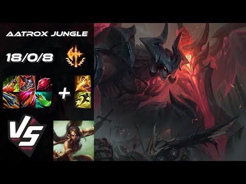 JUNGLE Aatrox vs Nidalee - EU Challenger Patch 25.23