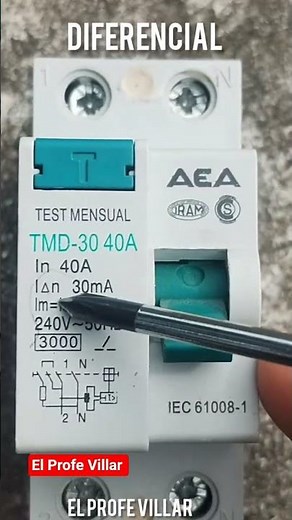 Residual current device (RCD), brief explanation #basicelectricity #electriccurrent #electricity