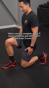 Runner with IT Band Syndrome? Try these 3 exercises ASAP. 🏃‍♂️🔥 Stop foam rolling the IT band to death — strengthen what actually matters: your glutes lateral stabilizers. Exercises in this video: 1️⃣ Split Stance Lunge (rear foot emphasis) 2️⃣ Isometric Cross-Connect Bridge 3️⃣ Sidelying Hip Abduction w/ Core Activation Do these consistently for better hip stability, less IT band irritation, and happier runs. | The Prehab Guys