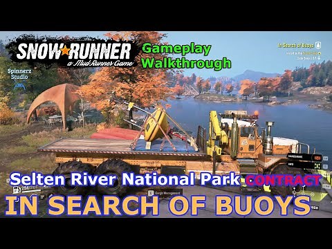 SnowRunner - In Search of Buoys | Selten River National Park, Washington (Contract) | Phase 16
