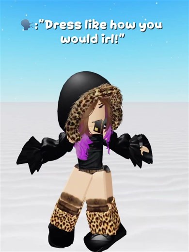 Dress like how you would irl! #roblox #trend #edit #me #meirl