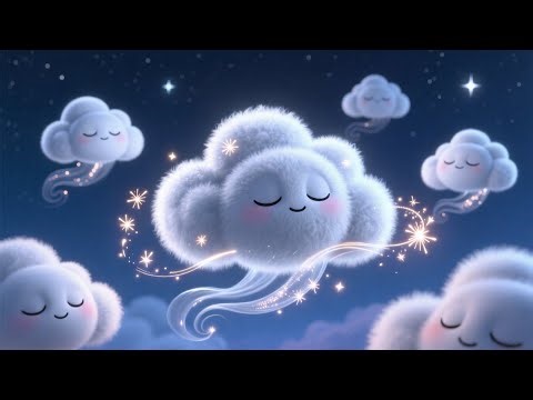 Sleepy Cloud Counting Song ☁️🎵 | Learn Numbers & Colors for Kids | Fun Preschool Learning