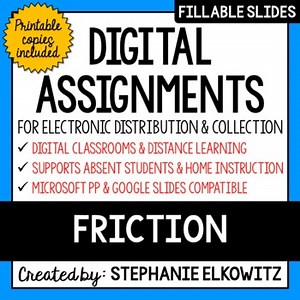 Friction Digital Activities | Distance Learning