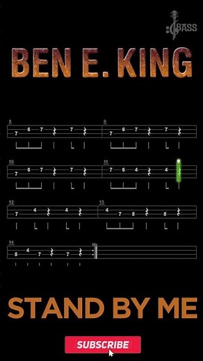 Stand By Me Bass Line By Ben E King ‪@ChamisBass‬ #chamisbass #basstabs #standbyme #beneking