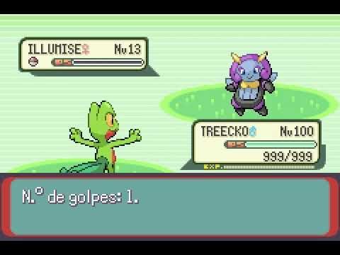 POKEMON EMERALD | TREECKO | CLAVO CAÑÓN | SPIKE CANNON