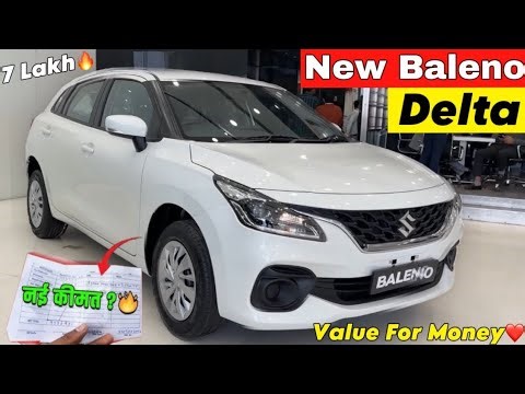 Suzuki Baleno 2026 SECOND BASE MODEL MOST VALUE FOR MONEY MODEL REVIEW | ₹6 Lakhs , White Colour