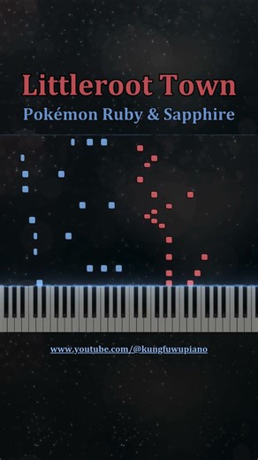 Littleroot Town BUT JAZZ - Pokémon Ruby & Sapphire | Piano Tutorial #fyp #pokemon #jazz #piano #bgm