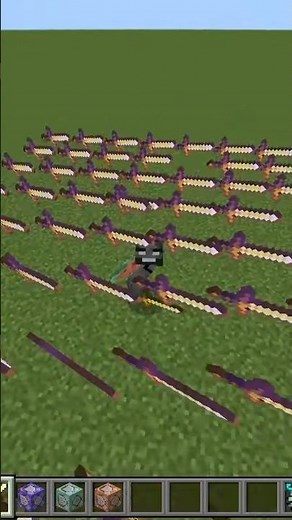 【マイクラ統合版】最強の金の剣を再現してみた #マイクラ #マイクラコマンド
