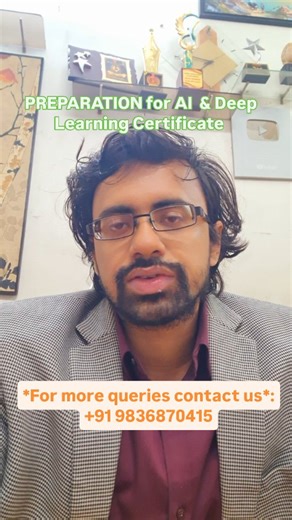 Preparation for AI & Deep Learning Certificate with clear guidance on Python, machine learning basics, neural networks, deep learning concepts, real world applications, project based learning, certification strategy, career roadmap, beginner friendly tips and industry aligned skills for students and working professionals aiming AI careers #AI #DeepLearning #MachineLearning #Python #NeuralNetworks DataScience AICareer Upskilling TechSkills FutureJobs | Sourav Das