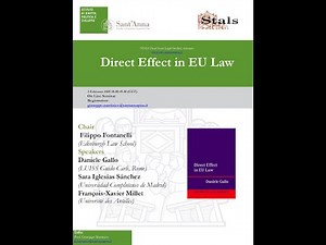 Direct Effect in EU Law