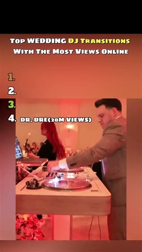 Top Wedding DJ Transitions With The Most Views Online