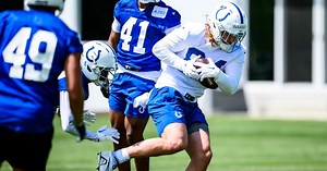 NFL rookie camp feedback on Penn State first-round draft picks Abdul Carter and Tyler Warren