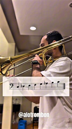 Gypsy Scale - Escala Gitana . . . (It’s okay not to always play F major) . . . . . #trombon #trombone #posaune #orchestra #flamenco Visto en @profesoradelamusica