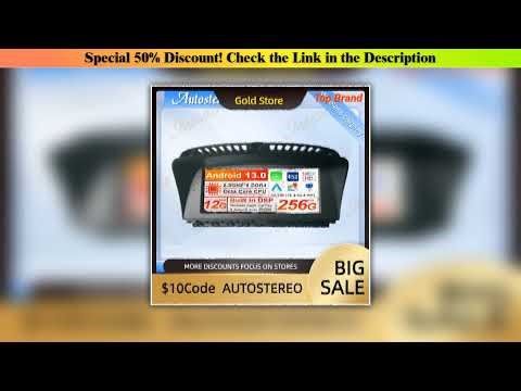 First Look ID8 Carplay Qualcomm Android 13 For BMW 7 Series E65 E66 2002-2008 Car Multimedia Player