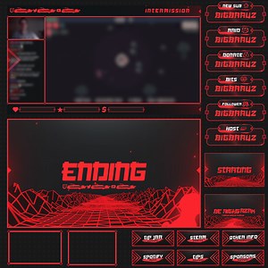 RED STREAM OVERLAY ( FREE VERSION) - Michail Brauz