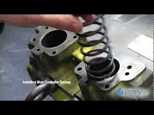 Assembling the Controllers on a Rexroth A8V107 Hydraulic Pump