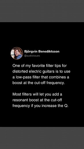 My Favorite EQ Tip For Distorted Electric Guitars 🎸 | Audio Issues