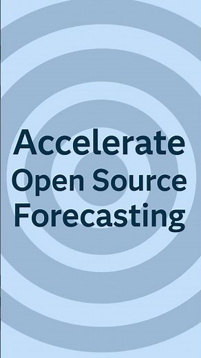 Accelerate Open Source Forecasting #sassoftware