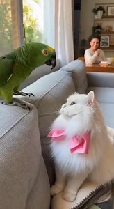 PARROT Roasts "Nepo Baby" Cat: "You Have Zero Talent!" 🦜🐈‍⬛😂 #fblifestyle #parrot #Parody #comedyreels #Roast #Comedy #USA #ViralVideo | Global Weird News