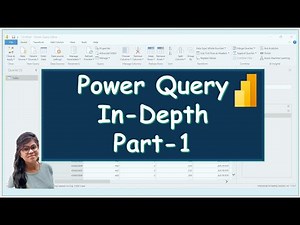 Power Query in Depth || How to use Power Query in Power Bi || Power Bi in Hindi || Part 1