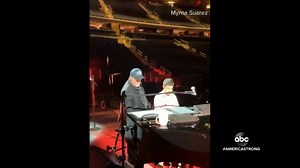 160K views · 3K reactions | PIANO MEN: 14-year-old Logan Riman is blind, autistic and a talented piano player; when his idol, "Piano Man" Billy Joel, got a chance to meet Riman before a concert at Madison Square Garden, it turned into one unforgettable moment on the piano. David Muir reports. #AmericaStrong https://7ny.tv/2y8djWL | ABC World News Tonight with David Muir | Facebook