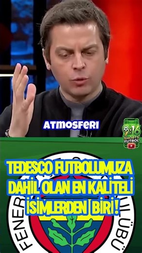 Erbatur Ergenekon: TEDESCO FUTBOLUMUZA DAHİL OLAN EN KALİTELİ İSİMLERDEN BİRİ!