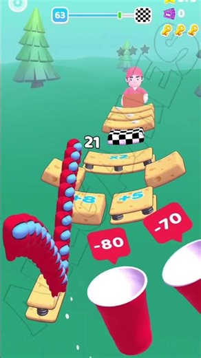 count and bounce lvl 64 gameplay all games #shorts #countandbounce #allgames #viralvideo