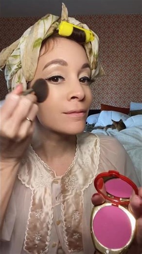 1950s Inspired Makeup Tutorial💄 #vintage #vintageinspired #makeuptutorial #vintagemakeup