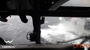 I thought this was pretty interesting. Thetis Class frigate of the Royal Danish Navy taken a number of years ago off the Faroe Islands. That pilot has some mad skills there. Enjoy. | Royal Canadian Navy Today and Yesterday