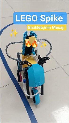 Lego Spike ✨ Akıllı Bisikletin Bize Bir Mesajı Var 🚴✨🚴✨