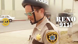 122K views · 2.2K reactions | Well, Lt. Dangle is gonna be struggling to get his bike off that lamppost for a while. | Comedy Central | Facebook