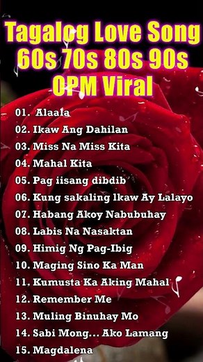 Top Original Tagalog Love Songs Nonstop 70s 80s 90s