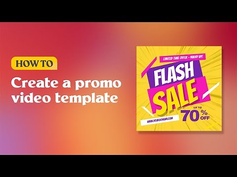 How to Customize a Promo Video Template in PosterMyWall