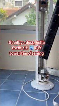 How to Clean a Tower Fan at Home | DIY Guide #HomeHacks