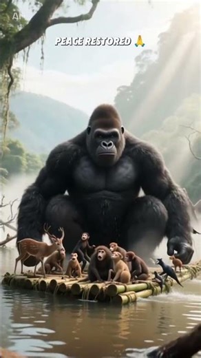 King Kong vs Giant Python – River Rescue Turns Brutal #catstory #animalrescue