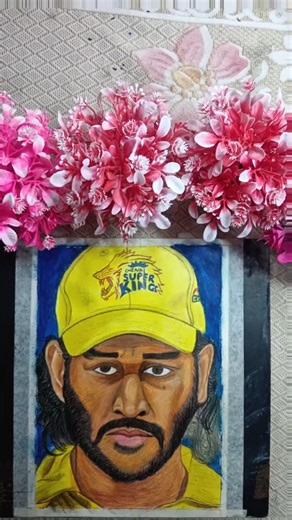 🔥 MS Dhoni Drawing Part 4 | Realistic Sketch 🖊️🏏 #art #drawing #viral