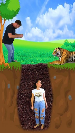 Animated Adventures with a Tiger and a Person