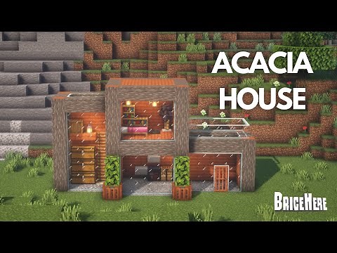 How to build a Acacia House in Minecraft