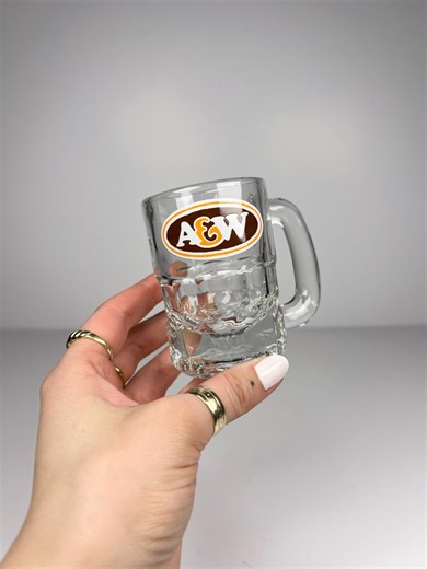 Vintage AW Root Beer Small Mugs, Glass Drink Ware, AW Collection - Etsy