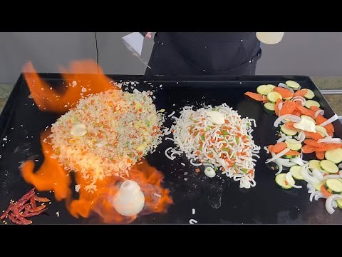 FULL HIBACHI COOK ON THE BLACKSTONE GRIDDLE | BLACKSTONE GRIDDLE RECIPES
