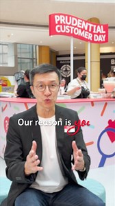 You had questions, so we created Prudential Customer Day to make sure you got all the answers — and we’re just getting started. Stay tuned to find out other exciting initiatives we’re planning to make your life easier with us! #OurReasonIsYou | Prudential Singapore