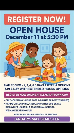  Introducing Ella’s PLAYTOWN Micro School!   Hands-on learning for...