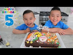 I Made A Chocolate Birthday Cake for Kaison CKN