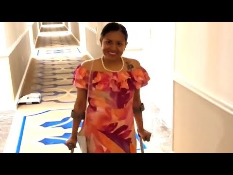 Amputee Lady Crutches Life | Living with Courage After Amputation
